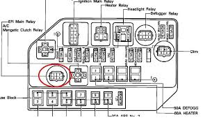1996 lexus ls400 fuse box diagram; I Have A 1992 Lexus Sc400 The Problem Is The Car Occasionally Does Not Start I Ve Traced The Problem To The Efi Relay