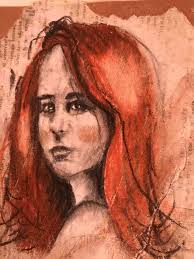 Art techniques: pencil, marker, and charcoal