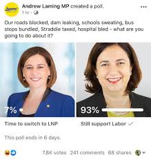 Australian mp andrew laming says he is stepping aside from duties to undertake cultural sensitivity training after allegations of harassing women online. Kim Richards Member For Redlands Update 9 30pm Andrew Laming Has Taken His Own Poll Down From His Page It Was All Too Much For Him