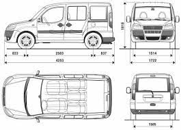 The Blueprints Com Blueprints Cars Fiat Fiat Doblo 2009 Fiat Doblo Fiat Blueprints