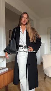 Chic Black and White Outfit Ideas for Fall