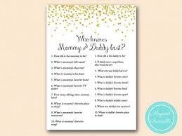 I am the one who takes care of a spider in the house. Virtual Who Knows Mommy Daddy Best Coed Game Gold Baby Shower Baby Shower Games Activities Instant Download Games Printable Tlc148 By Magical Printable Catch My Party