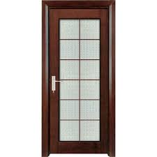 Bordered in white color scheme, this door looks contrast with beige wall paint. 15 Latest Bathroom Door Designs With Pictures In 2021