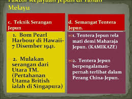 Pendudukan jepun di tanah melayu. Bab 1 Tingkatan 3 Pendudukan Jepun Di Negara