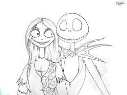 36+ nightmare before christmas coloring pages to print for printing and coloring. Nightmare Before Christmas Jack And Sally Coloring Pages Part 2