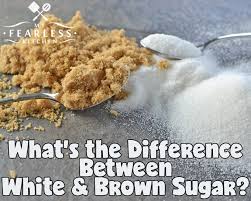 Brown sugar contains slightly more minerals than refined white sugar, but only because it contains molasses. What S The Difference Between White Sugar Brown Sugar My Fearless Kitchen