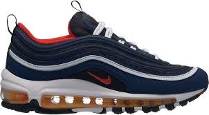 Nike 97 Midnight Navy Habanero Red Gs Air Max 97 Nike Air Max Air Max