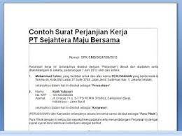 5 contoh surat kontrak kerja karyawan, proyek perusahaan dan karyawan tetap terbaru. Doc Contoh Surat Perjanjian Kerja Kontrak Kerja Karyawan Perusahaan Surat Kerja Template
