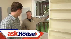 A wide variety of custom bookcases options are available to you, such as general use, wood style, and material. How To Build A Custom Built In Using Stock Shelving Ask This Old House Youtube