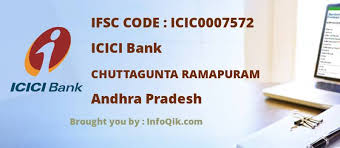 Maybe you would like to learn more about one of these? Icici Bank Chuttagunta Ramapuram Andhra Pradesh Ifsc Code