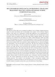 Surat sokongan pas lawatan ikhtisas. Pdf Relationship Between Social Environment And Islamic Religiosity Practice Among Secondary School Students In Malaysia