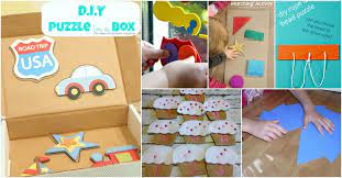 Personalize a puzzle by adding your own images, text, photos, and designs. 15 Easy Diy Kids Puzzles That Are Fun To Make And Play With Diy Crafts