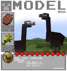 It contains all the information . Minecraft Moa By Dragonith On Deviantart