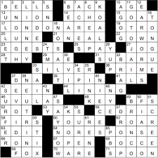 0916 21 Ny Times Crossword 16 Sep 21 Thursday Nyxcrossword Com