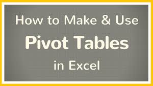 Pivot Tables Short Tutorial On How To Create An Excel Pivot Table You Can Also Use A Pivot Table To Crea Excel Tutorials Pivot Table Microsoft Excel Tutorial