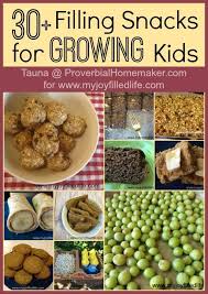 30 Filling Snacks For Growing Kids Proverbial Homemaker Healthy Filling Snacks Filling Snacks Healthy Snacks For Kids