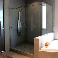 A Skyline 90 Degree Unit On A Buttress As Seen On Bath Crashers On The Diy Network Shower Panels Luxury Shower Enclosures Frameless Shower Doors