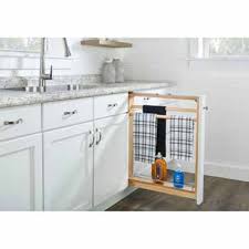 Amerock bar pulls bar pulls cabinet pull 3 in. Pull Out Between Cabinet Towel Bar Base Filler With Full Extension Ball Bearing Soft Close Slides By Rev A Shelf Kitchensource Com