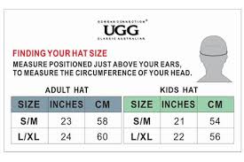 Hats Sizing Chart Ozuggwear