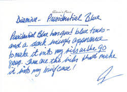 Now, about the diamine kensington blue… what a great blue! Diamine Ink Blue Glenn S Pens
