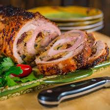 Stuffed Pork Loin Roast With Sausage Cherries And Fennel Recipe Pork Loin Roast Pork Pork Recipes