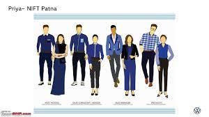 Easy dress code guide (simple tutorial) clothing etiquette rules & dress codes for men. Vw Partners With Nift To Design Dress Code For Sales Teams Team Bhp
