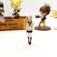 My Hero Academia Anime Japanese Boku Himiko Toga Small Acrylic Stand Figure Model Plate Holder Cake Topper Cute Toga Anime Store Figures
