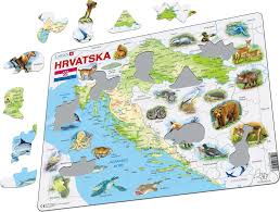 Kroatia kartta tietoa kroatiasta fincro.fi kroatia kartta | kartta kroatia kartta tietoa kroatiasta fincro.fi kroatia kartta eurooppa kroatian euroopan kartta (etelä. A19 Croatia With Animals Maps Of Countries Puzzles Larsen Puzzles