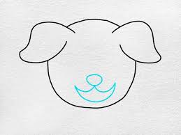 picture How To Draw A Dog Face Step By Step Easy