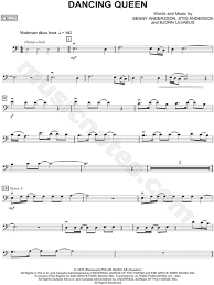 Abba Dancing Queen Cello Part Sheet Music Cello Solo In C Major Download Print Cello Music Cello Sheet Music Sheet Music