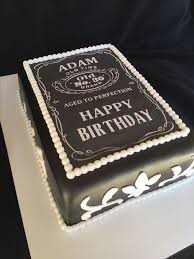 Then select the letterbox cake size and recipe, add your personalisation and perhaps some party essentials like balloons and candles, and then check out. Rectangular Party Cake Covered In Smooth Black Fondant And Decorated With White Fros Birthday Cake For Him 30th Birthday Cakes For Men Birthday Cakes For Men