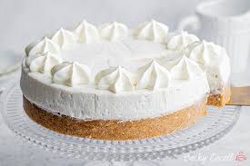 In a stand mixer beat the cream cheese, double cream, sugar, vanilla extract and lemon zest. Dairy Free Vanilla Cheesecake Recipe No Bake Vegan