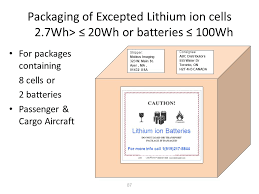 Shipping Lithium Batteries Course Outline Ppt Video Online