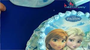 Dekorationen für torten & kuchen online kaufen beim hobbybäcker. Essbarer Tortenaufleger Zuckeraufleger Frozen 16cm Eislandschaft Zaubern Youtube