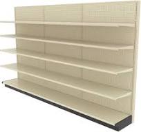 Amazon.com: Gondola Retail Shelving Wall Display with 15 ...