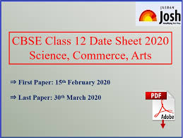 Final call today (image by shutterstock / representational). Cbse 12th Board Exam Date Sheet 2020 Check Cbse Class 12 Time Table 2020 For Science Commerce Arts By Https Ift Tt 33r85dq Via Nmkadda