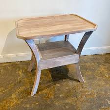 Clear rubber bumpers protect hard floors. Abbott Side Table Nadeau Austin