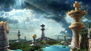 Free for commercial use no attribution required high quality images. Surreal Chess World Computer Background Fantasy Landscape Landscape Wallpaper Chess