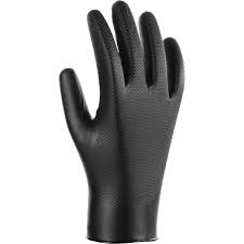 Rękawice teksturowane są innowacyjnym wzorem rybiej łuski, . Juego De Guantes Desechables 8330 Tough Grip N