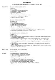 trauma nurse resume samples velvet jobs