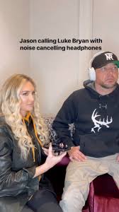 That time Brittany had Jason Aldean call Luke Bryan with noise cancelling  headphones 😂 #countrymusic #tbt #countrypickinz #the615house 🎥: Brittany  Aldean