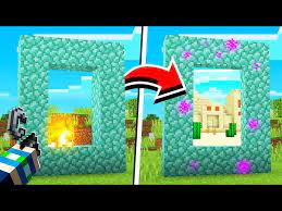 How to make a portal to heaven in minecraft? How To Turn Anything Into A Portal In Minecraft No Mods Youtube