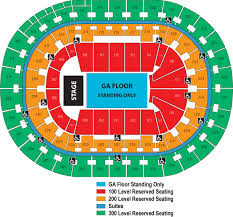 moda center general admission floor rose quarter