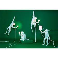 Seletti monkey lamp // outdoor // black // hanging #5. Monkey Hanging Wandleuchte Left Seletti