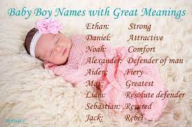 These Baby Names All Have Great Meanings He Can Be Proud Of Baby Names Baby Boy Names Boy Names