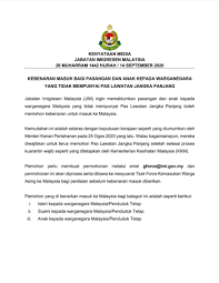 We did not find results for: Imigresen Malaysia Su Twitter Kebenaran Masuk Bagi Pasangan Dan Anak Kepada Warganegara Yang Tidak Mempunyai Pas Lawatan Jangka Panjang Imigresen Jim Covid19 Penjarakanfizikal Kitajagakita Kitamestimenang Staysafe Https T Co Wjxlygye2i