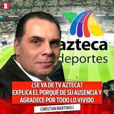 SE ACABÓ TODO, DOCTOR? Christian Martinoli soltó la bomba del año en el  gran mensaje que envió a TV Azteca, pues explicó su ausencia en las  transmisiones. Esto es lo que pasó: