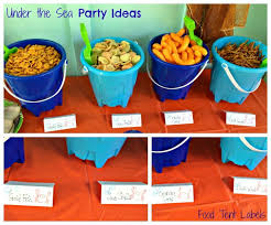1st Birthday Party Snack Ideas First Birthday Under The Sea Food And Favors Birthday Theme Party Planning Sea Birthday Party Bubble Guppies Birthday Party Birthday Party Snacks
