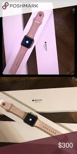 Apple Watch Series 3 38 Mm Rose Gold Gps Brand New Apple Watch Series 3 Rose Gold With Pink Band 38 Mm Gps New Apple Watch Apple Watch Series 3 Pink Bands