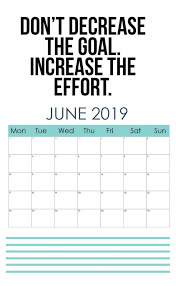 June 2019 Calendar With Quotes Calendar Quotes Calendar 2019 Quotes Monthly Quotes